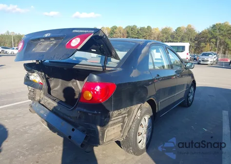 2004 Toyota Corolla Le z USA, uszkodzony, nr VIN 2T1BR32E24C272425